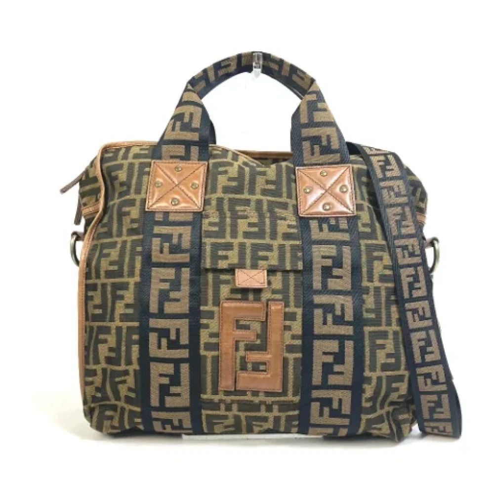 Fendi Vintage Pre-owned Leather fendi-bags Brown Dames