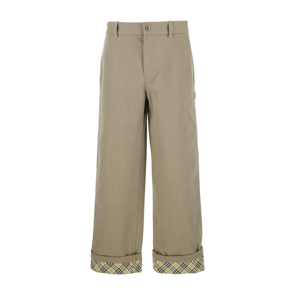 Trousers > Straight Trousers - - Burberry - Modalova