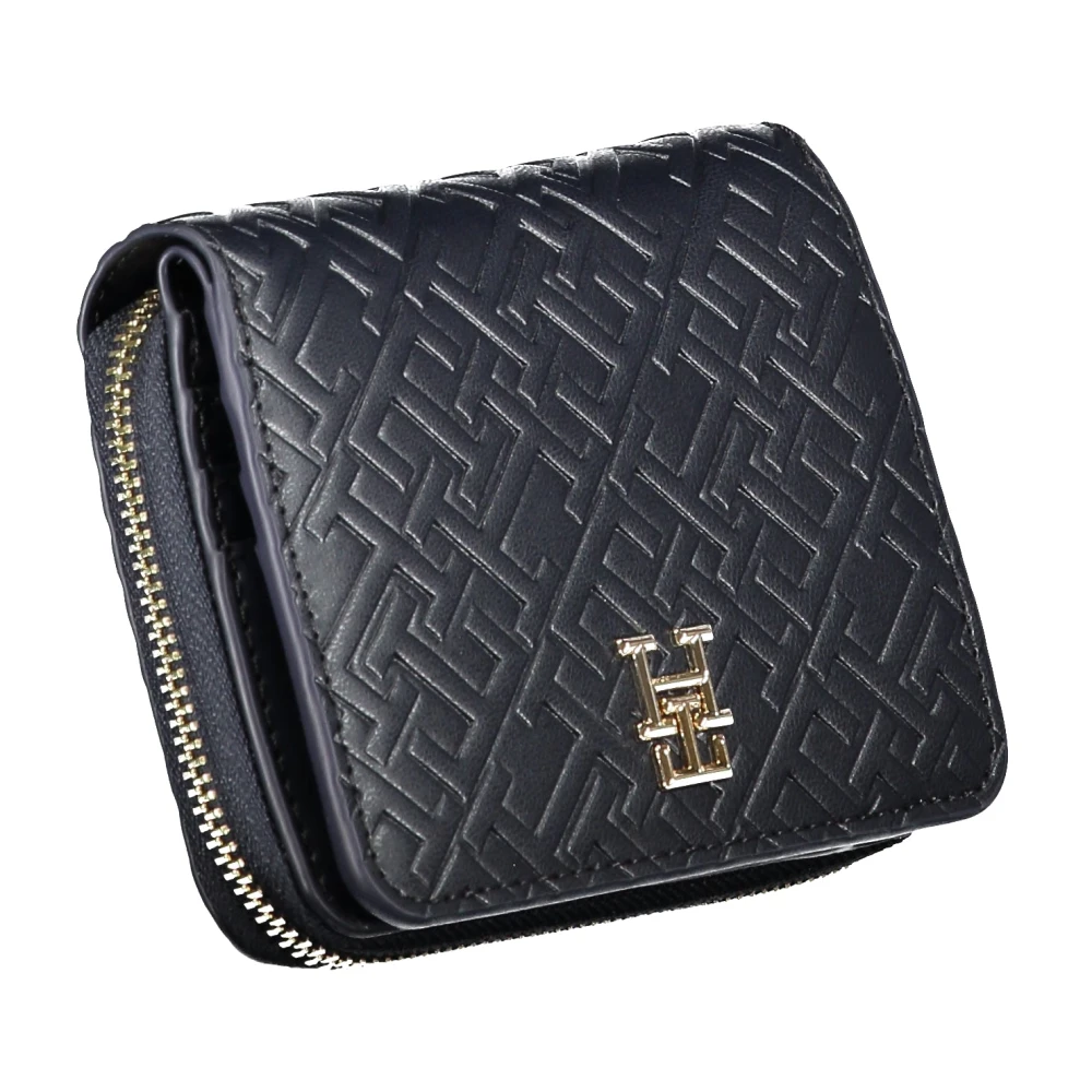 Tommy Hilfiger Blauwe Damesportemonnee met Ritssluiting Blue Dames