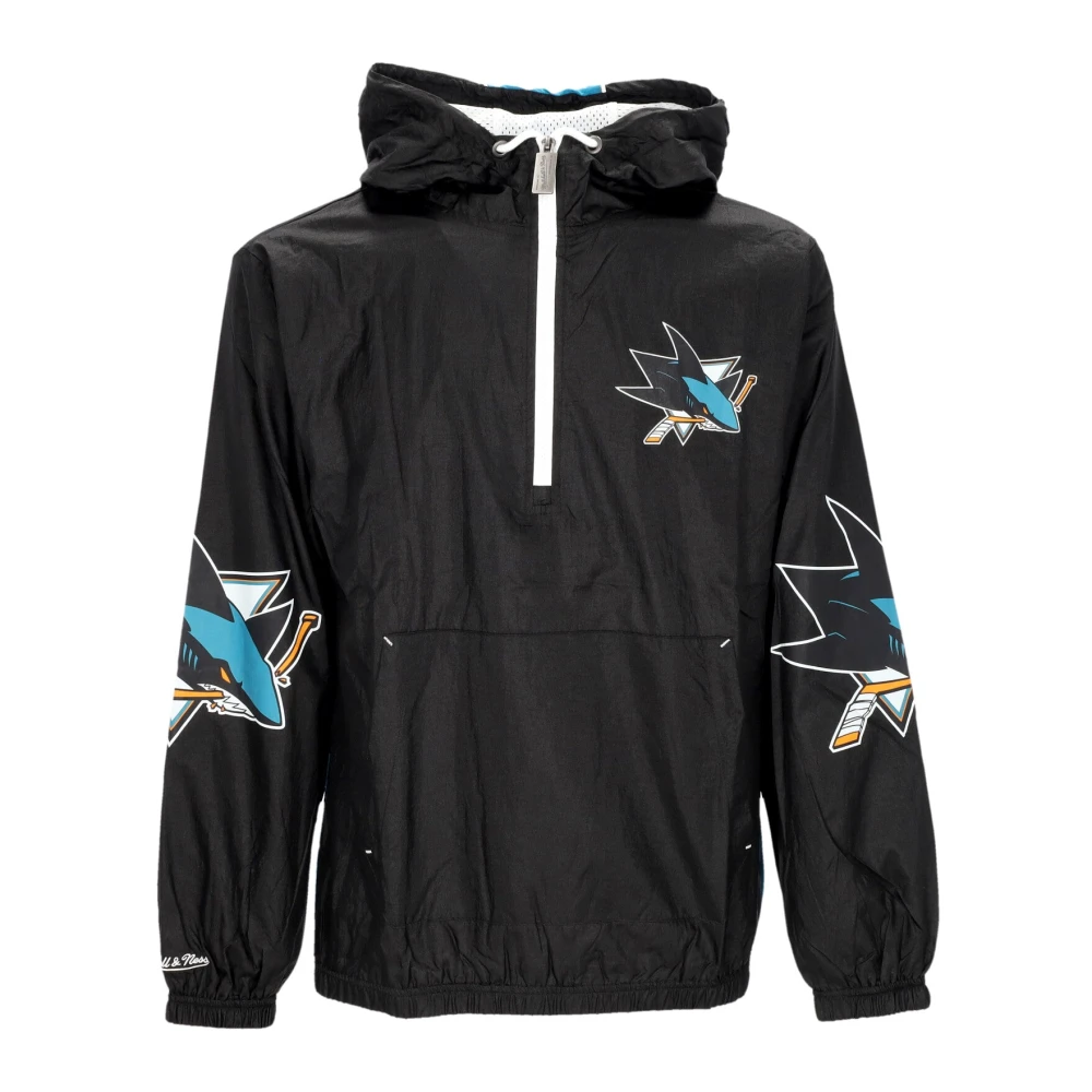 Mitchell & Ness Men's San Jose Sharks Windbreaker Anorak