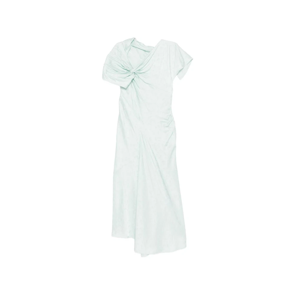 Victoria Beckham Women's Blue Pastel Midi Dress - Party Dresses - M - Dresses