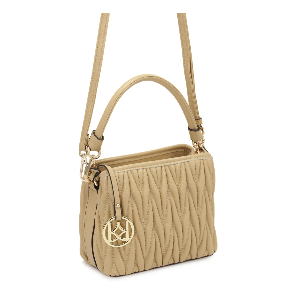 Kazar Beige zachte leren handtas Beige Dames