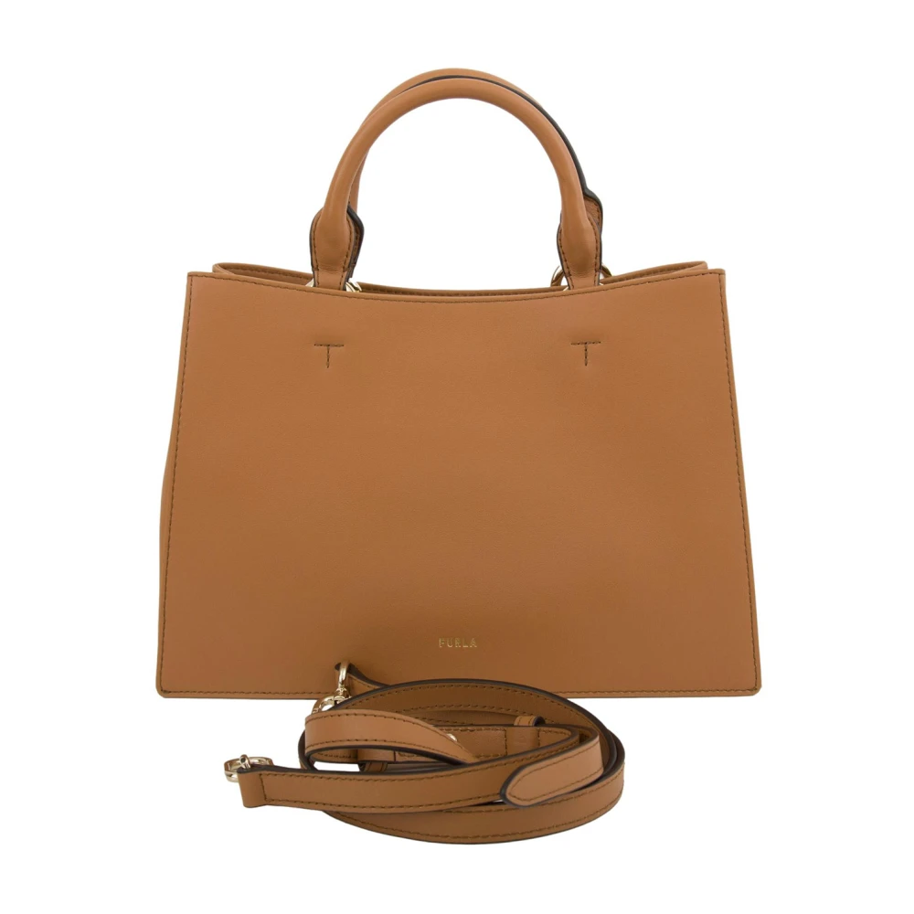 Furla Leren Tassen Collectie Brown Dames