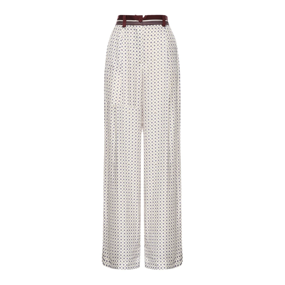 Pinko Pantalon Avec Motif Cravate Femme Pantalons Multicolore 40 Fr
