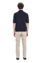 polo-en-coton-bleu
