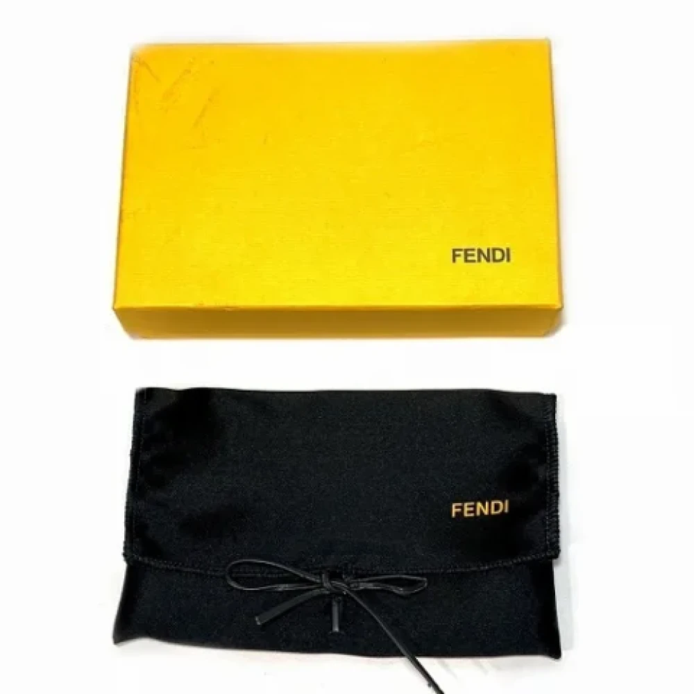 Fendi Vintage Pre-owned Canvas wallets Brown Dames