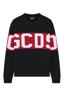 Sweatshirt med bandlogotyp