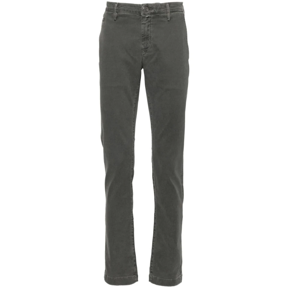 Jacob Cohën Grijze Twill Weave Broek Gray Heren