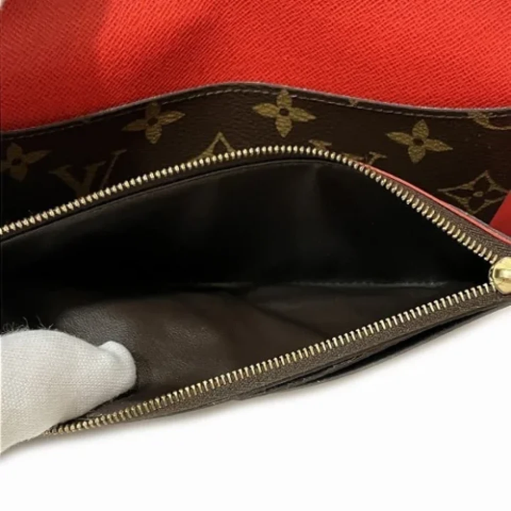 Louis Vuitton Vintage Pre-owned Canvas wallets Brown Dames