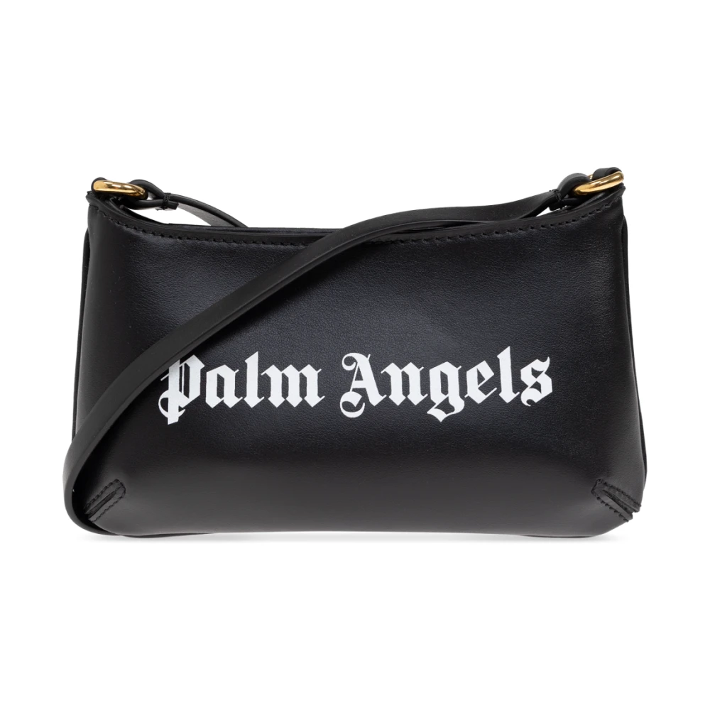 Palm Angels Schoudertas met logo Black Dames