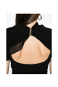 robe-noire-drapee-dos-ouvert
