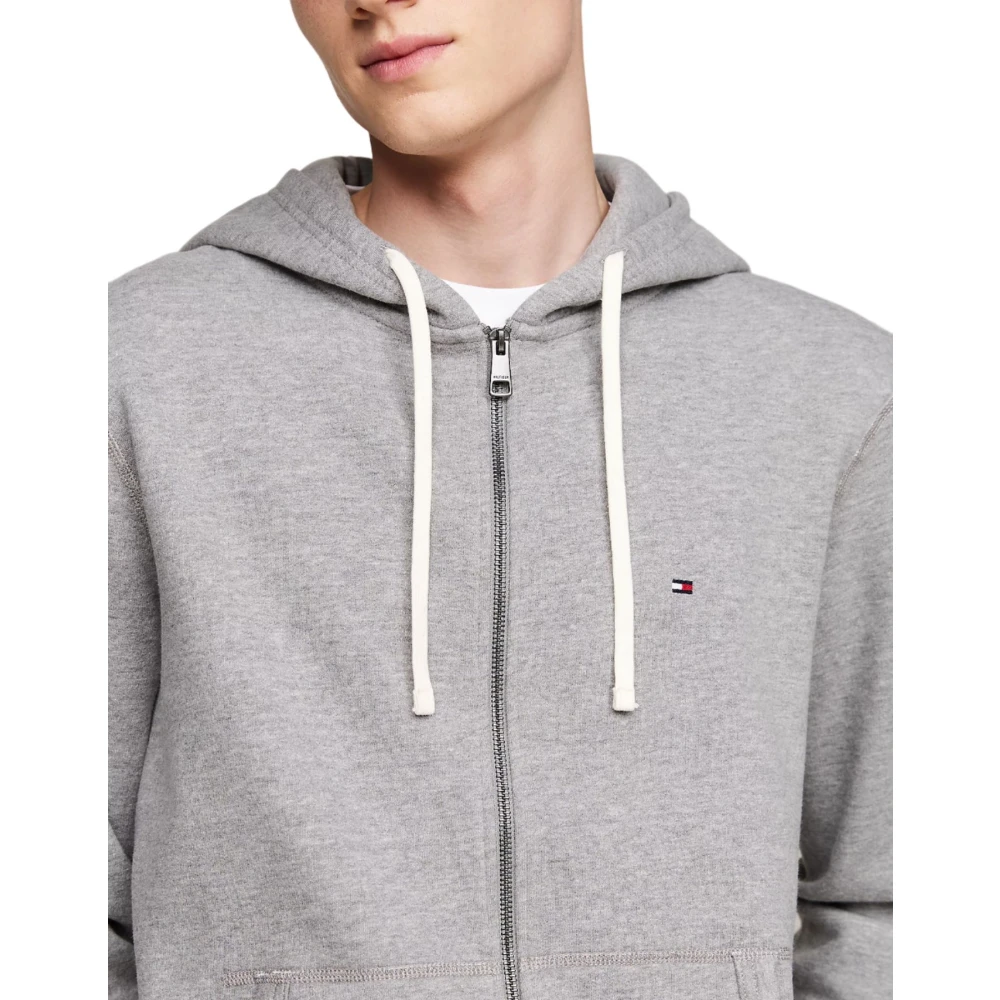 Tommy Hilfiger Stijlvolle Sweatshirt voor Mannen Gray Heren