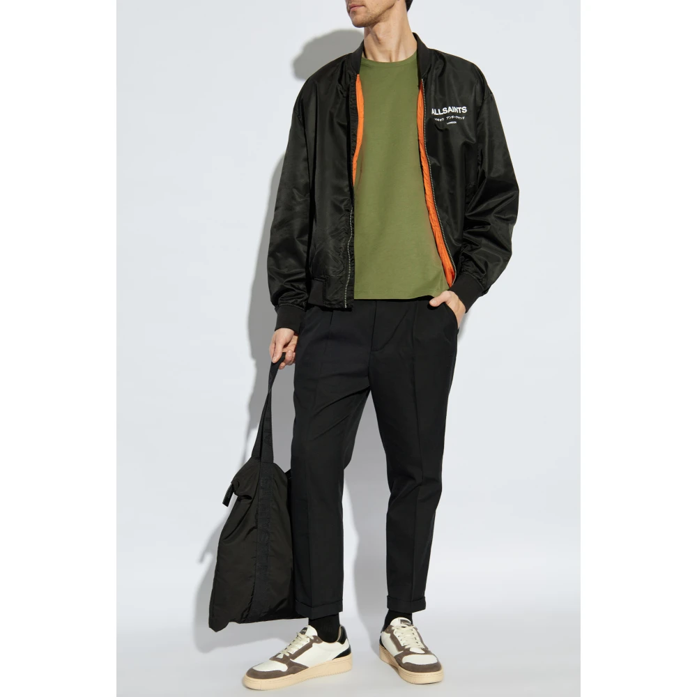 AllSaints T-shirt `Brace` Green Heren