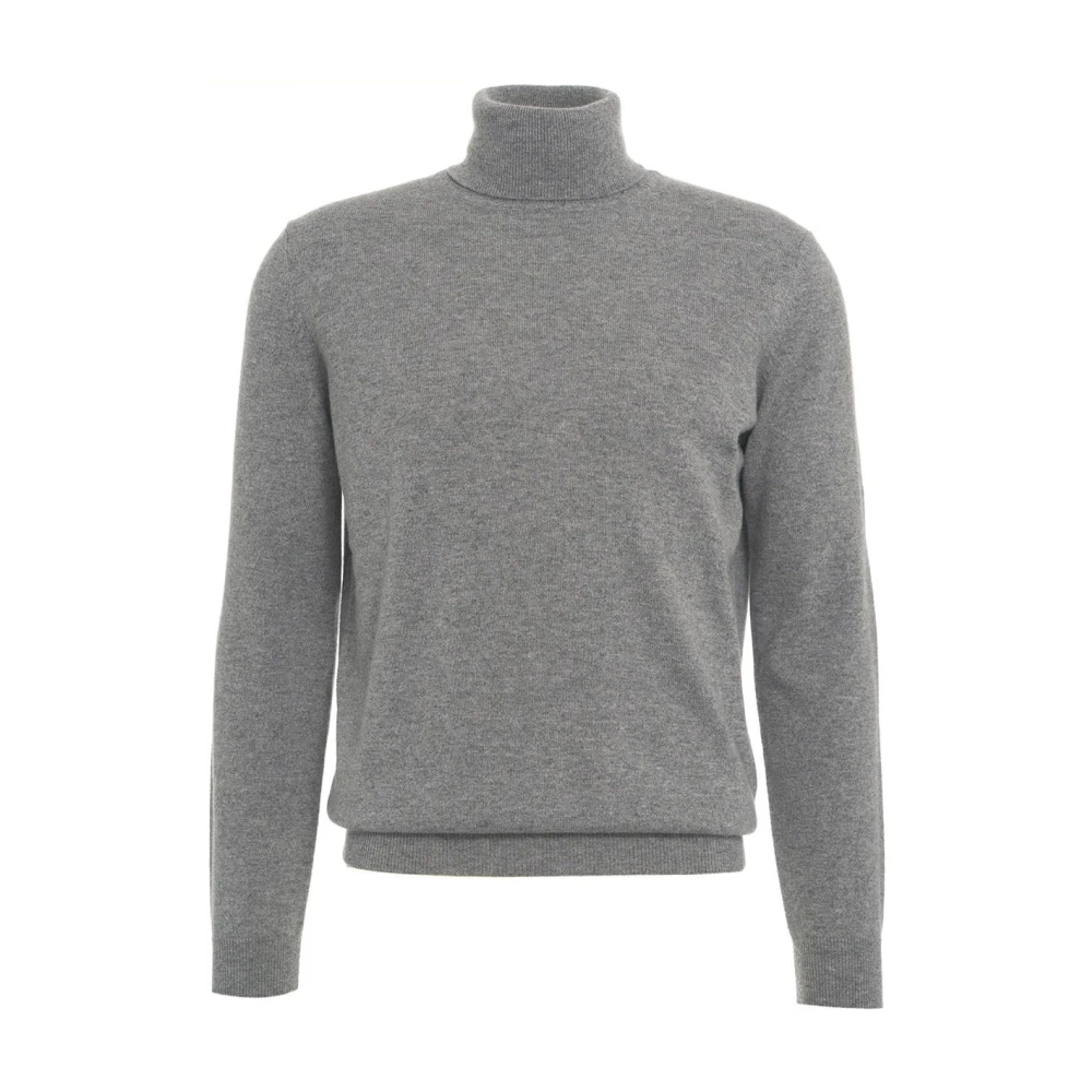 Kangra Kashmir Turtleneck Tröja Ribbstickad Gray, Herr