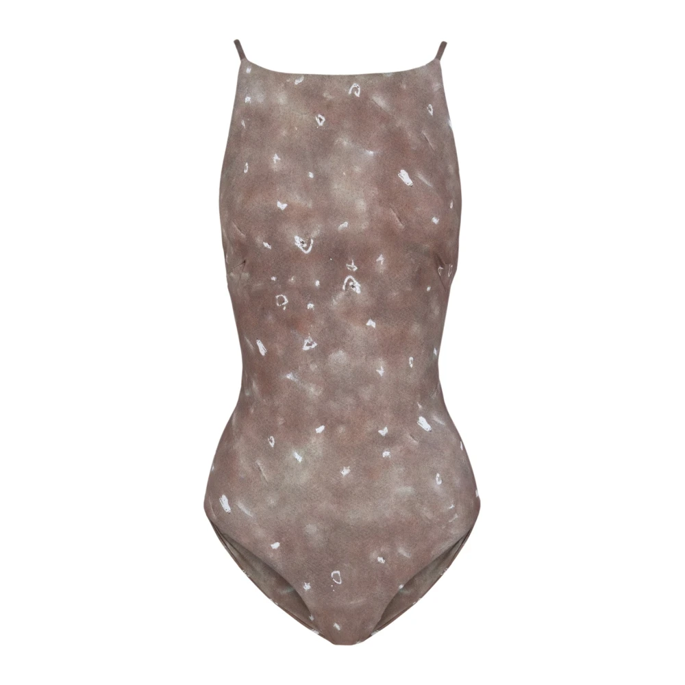 Cortana Women's Beige Swimsuit Ayaz Print