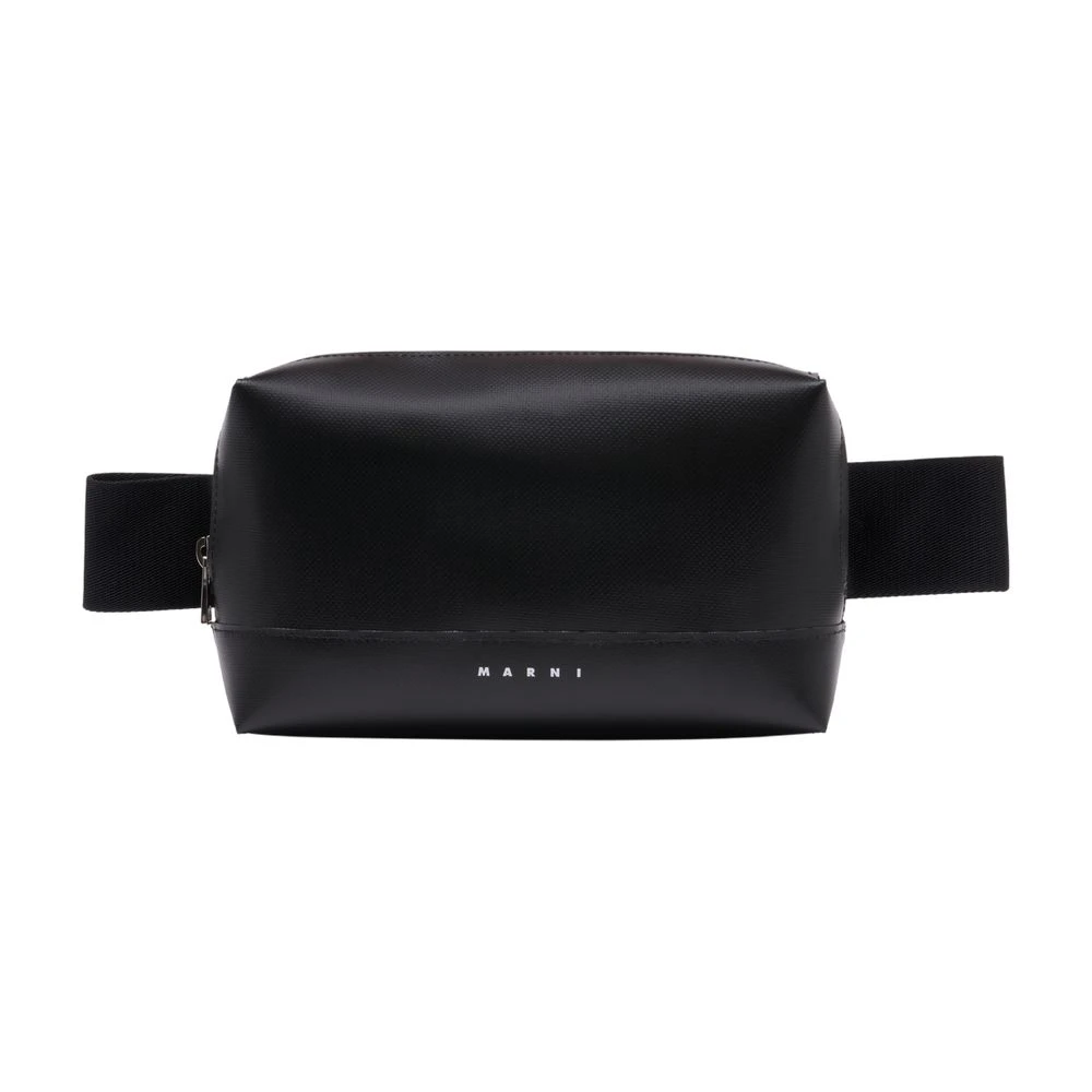 Marni Men's Black Bum Bags, One Size, Shoelace Strap Crossbody Bag