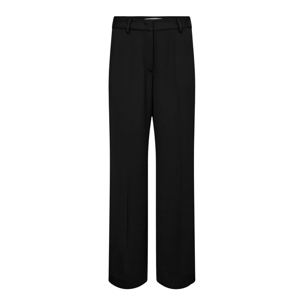 Haute L'amitié Women's Black Wide Trousers - Wide Trousers - Xs - Trousers