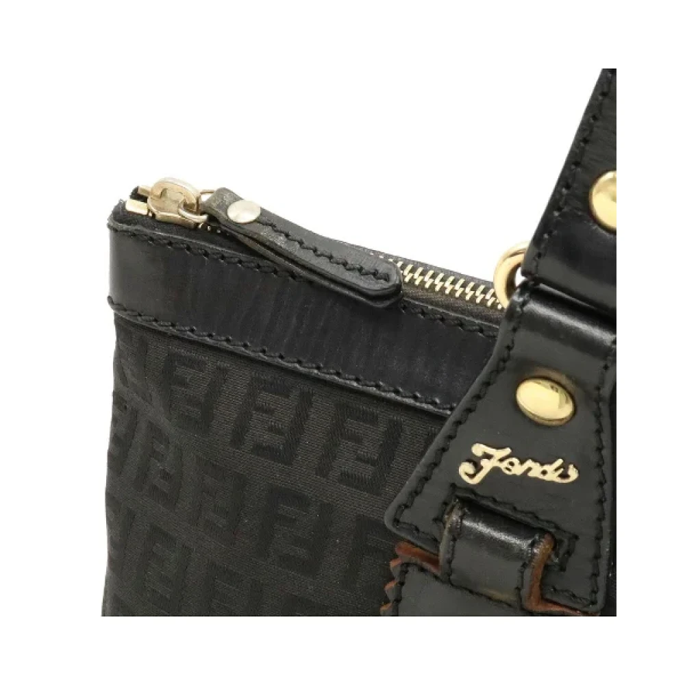 Fendi Vintage Pre-owned Cotton fendi-bags Black Dames