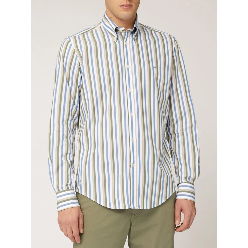 Harmont & Blaine Casual Multicolor Katoenen Overhemd Multicolor Heren