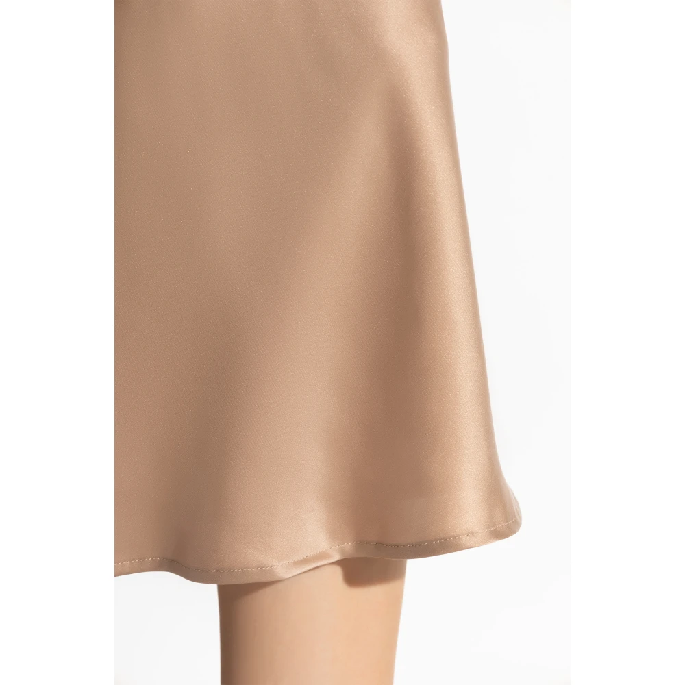 Blumarine Zijden rok Beige Dames