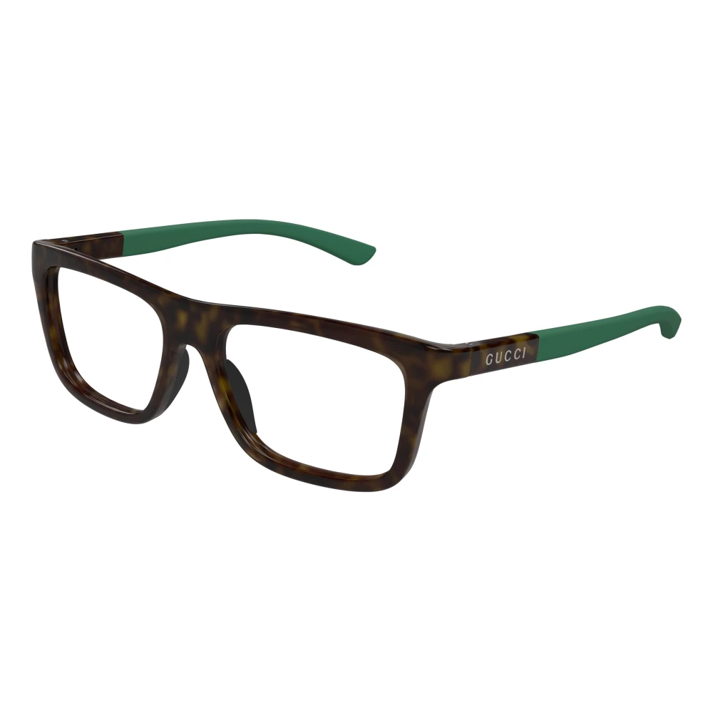 Gucci Stijlvolle Bril in Zwarte Frame Brown Heren