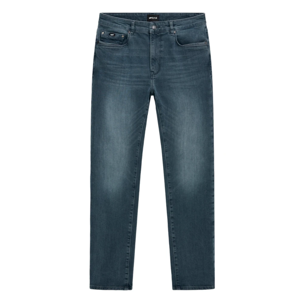 GAS Slim-fit Denim Jeans Blue Heren