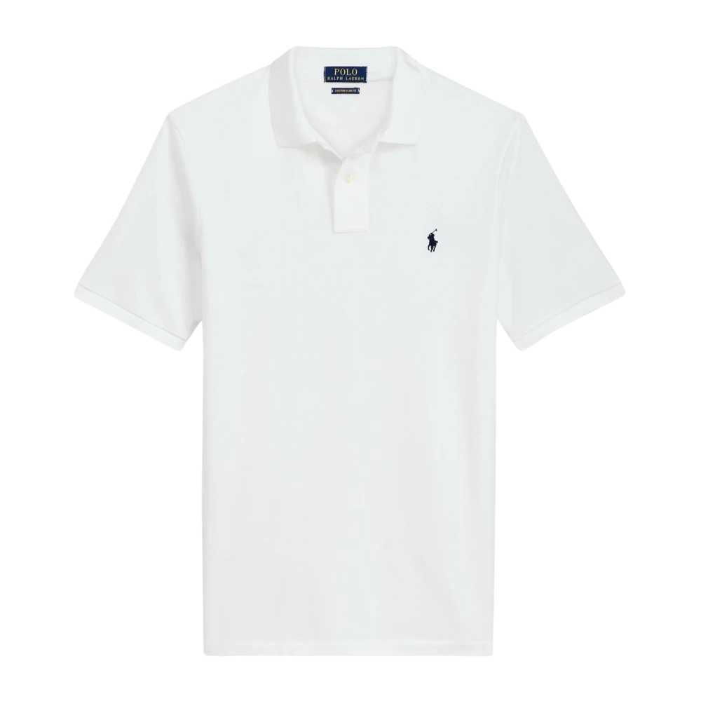 Polo Ralph Lauren Klassisk Piqué Polo Shirt White, Herr
