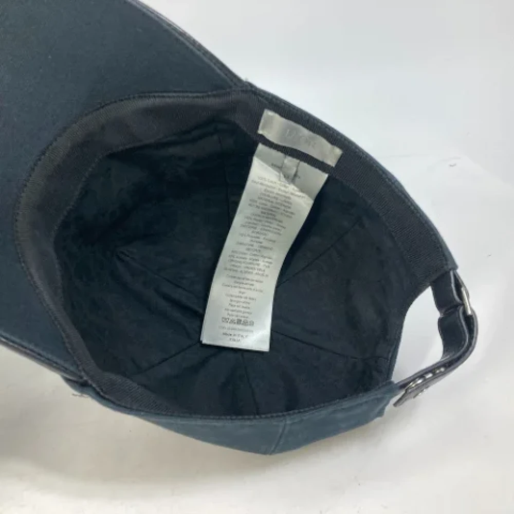 Dior Vintage Pre-owned Cotton hats Black Dames
