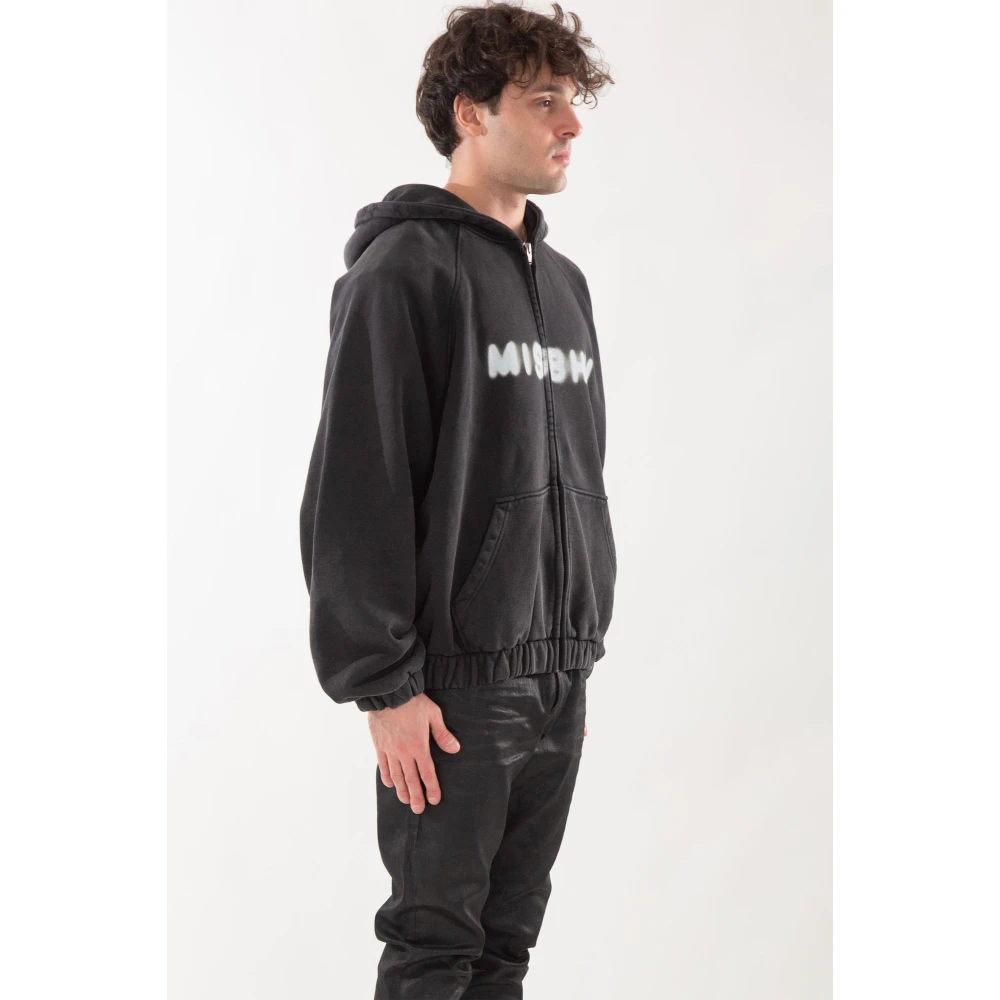 Misbhv Zwarte Zip Hoodie Black Heren