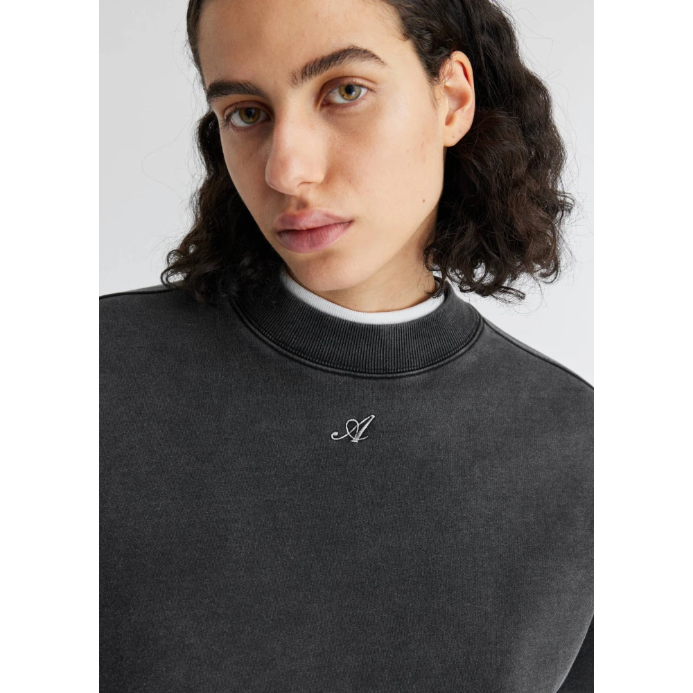 Axel Arigato Crew Signature Sweatshirt Black Dames