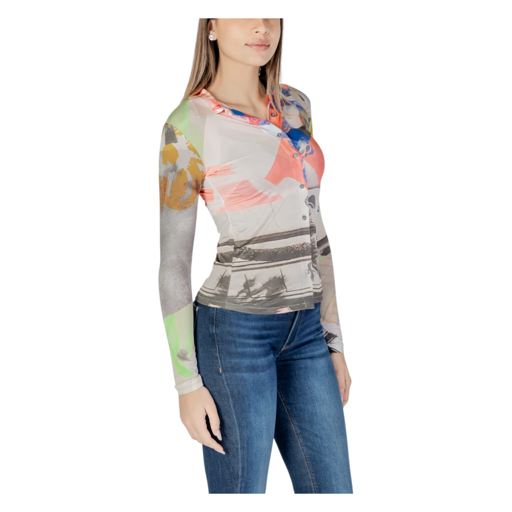Desigual Lange mouwen shirts Lente Zomer Collectie Multicolor Dames