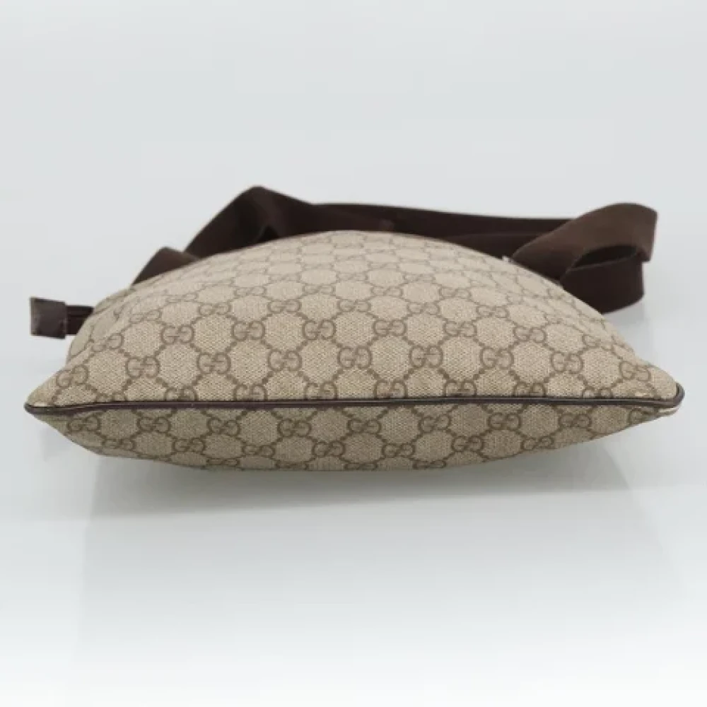 Gucci Vintage Pre-owned Canvas gucci-bags Beige Dames