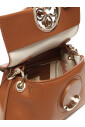 bruin-leren-mini-schoudertas