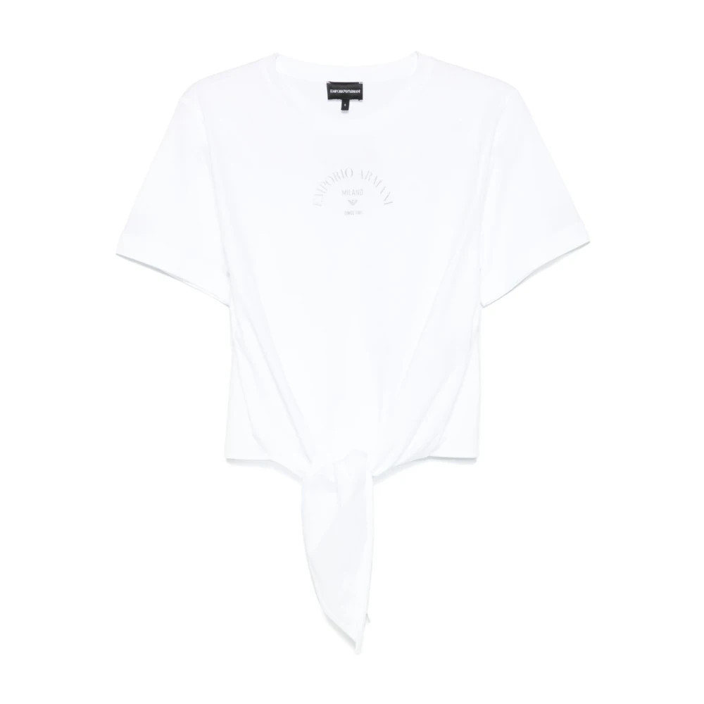 Emporio Armani Witte T-shirts en Polos White Dames