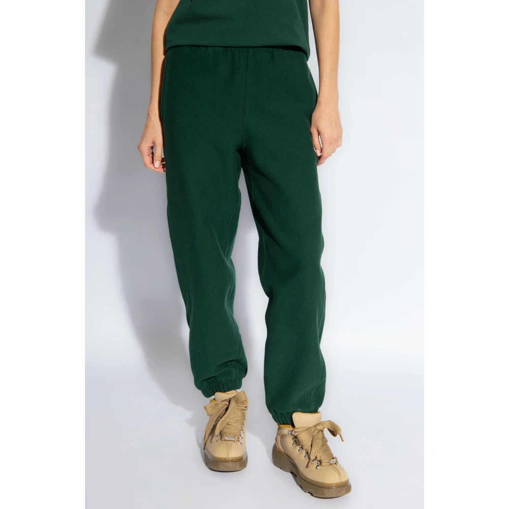 Burberry Sweatpants met logo Green Dames