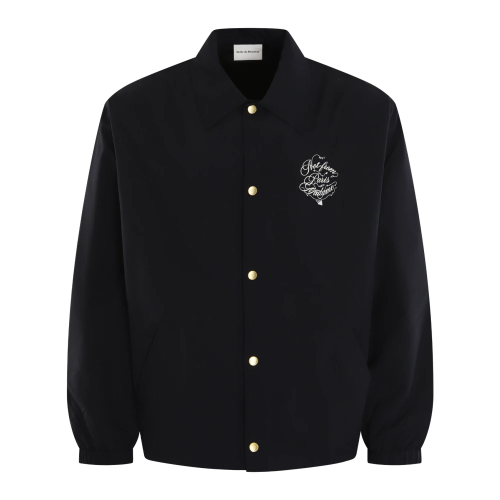 Drole de Monsieur Heren Vignes Slogan Jas Blue Heren