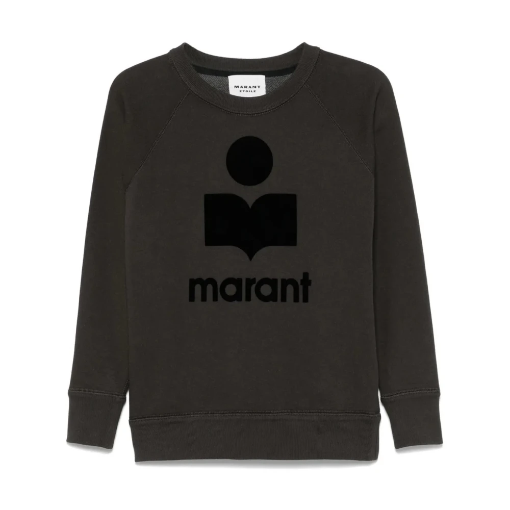 Marant Étoile Black Millyny Sweatshirt - Female - Sweatshirts - 2XS - Sweatshirts & Hoodies