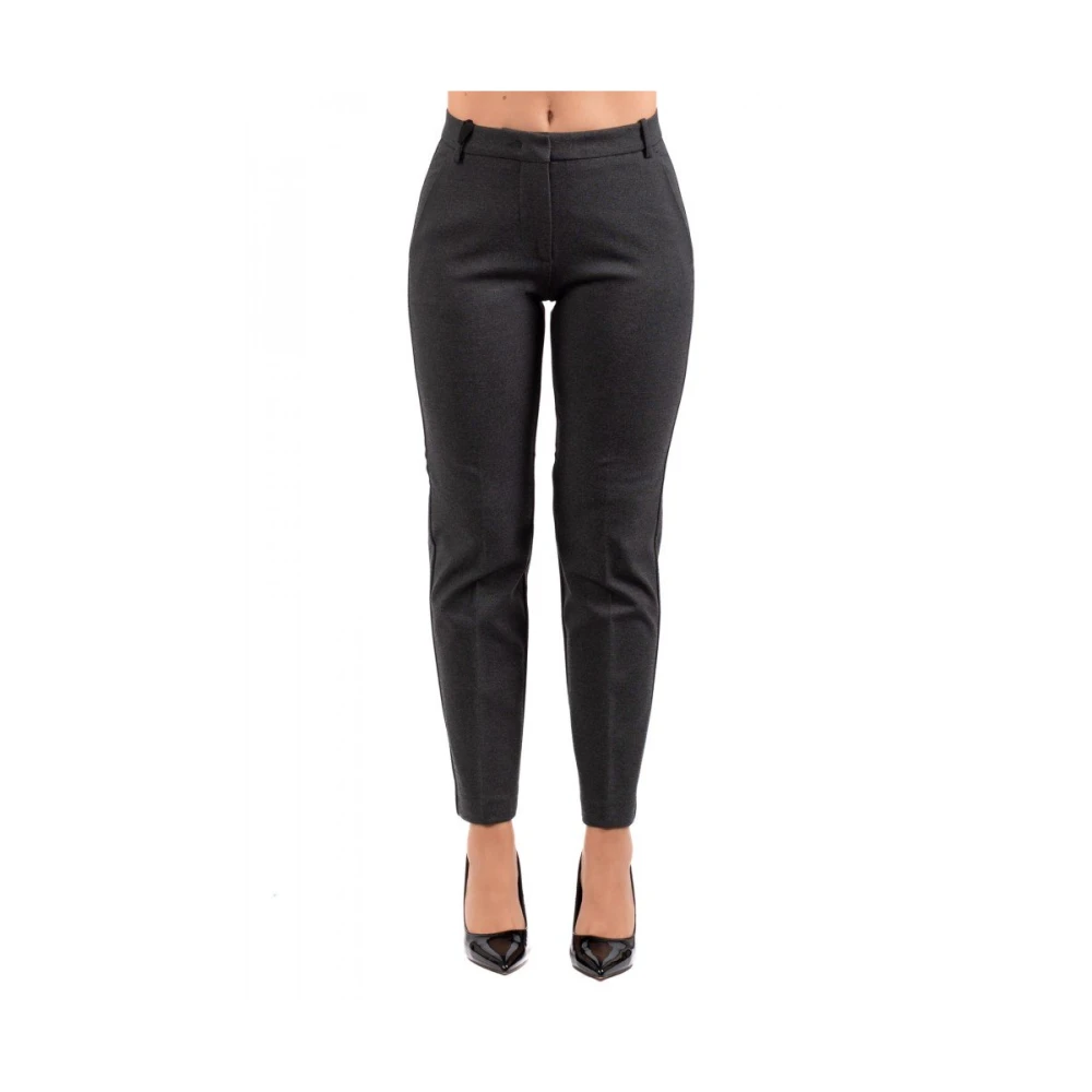 Pinko Getailleerde broek met middelhoge taille Black Dames