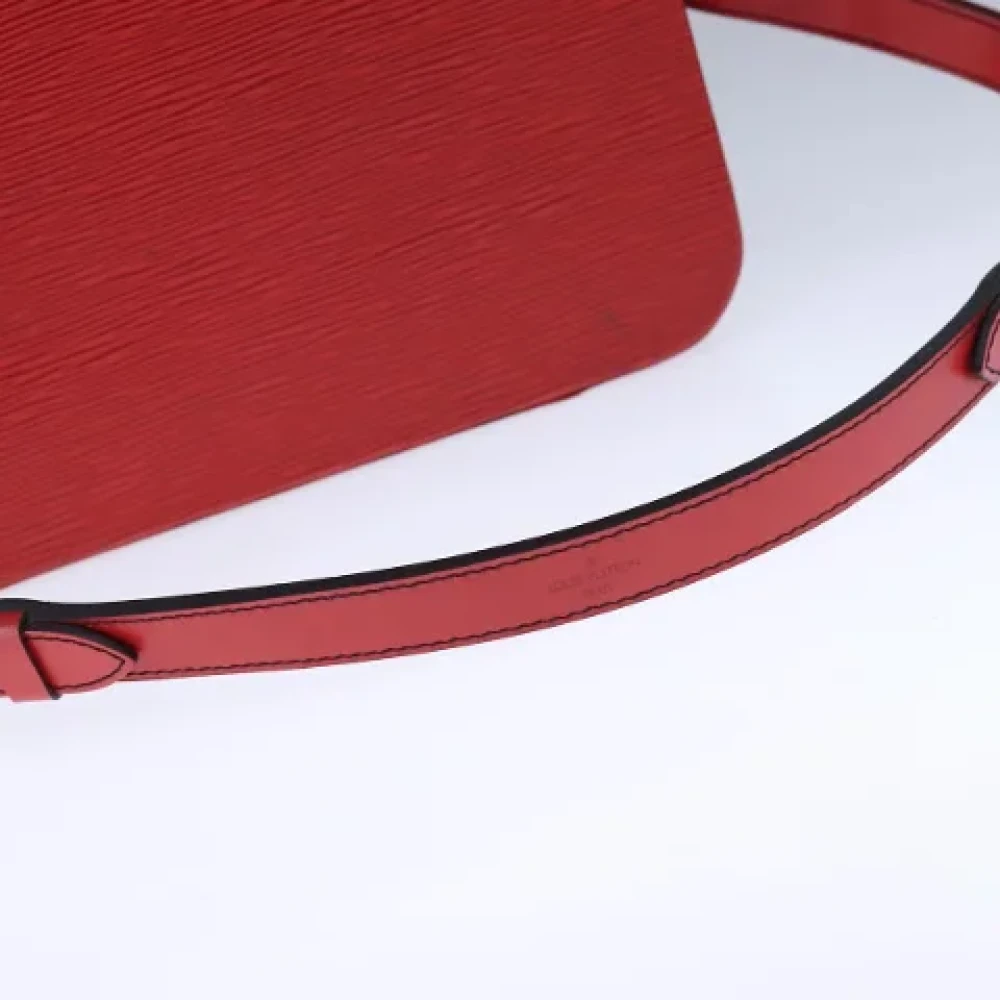 Louis Vuitton Vintage Pre-owned Leather pouches Red Dames