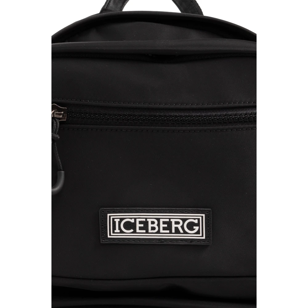 Iceberg Rugzak met logo Black Heren