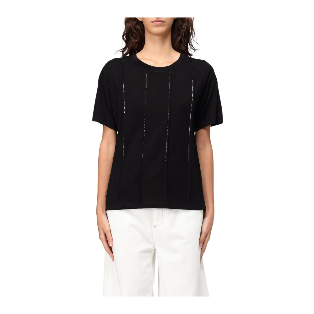Liu Jo - Tops > T-Shirts - Black - Liu Jo - Modalova