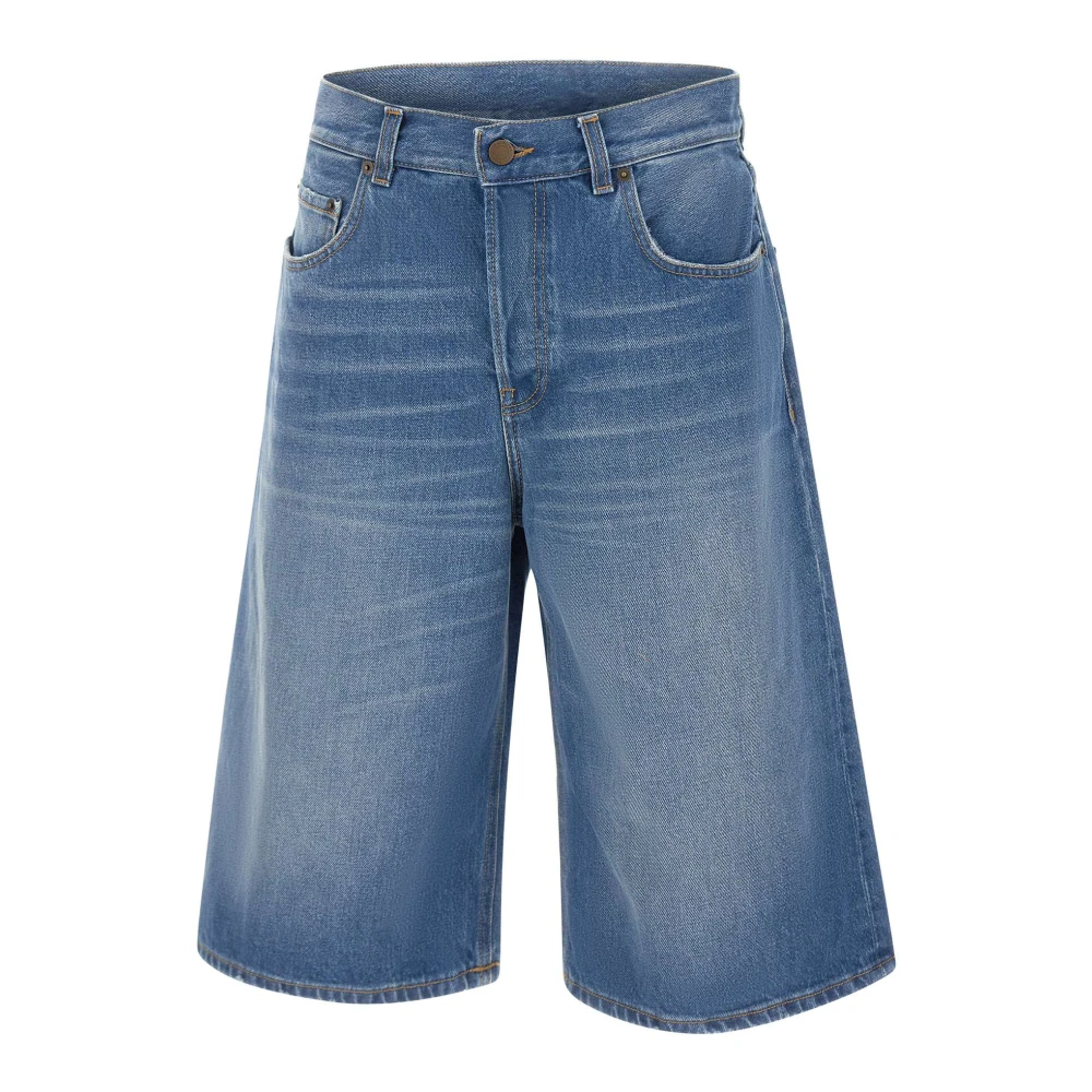 Haikure Women's Blue Denim Shorts, W25, New Becky Twill Shorts