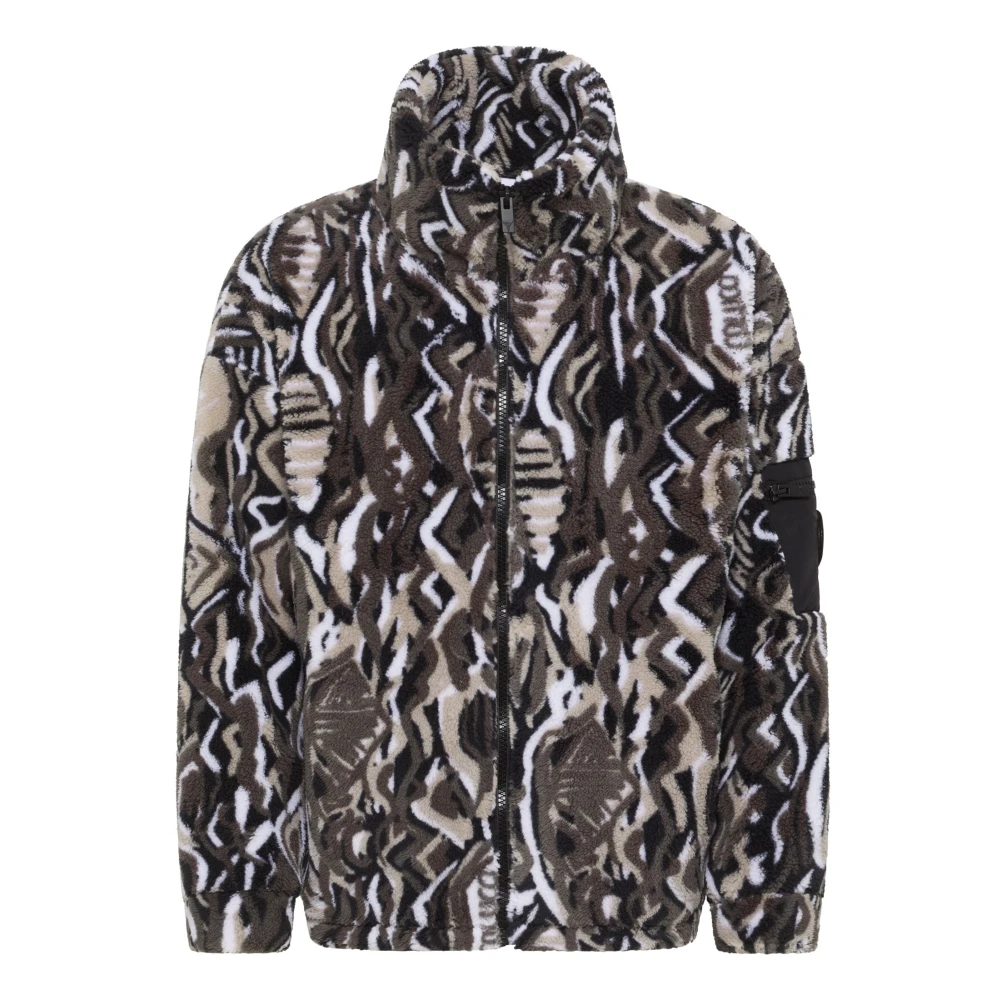 Carlo Colucci Black Light Jackets, Unisex, L, Oversized Teddy Jacket