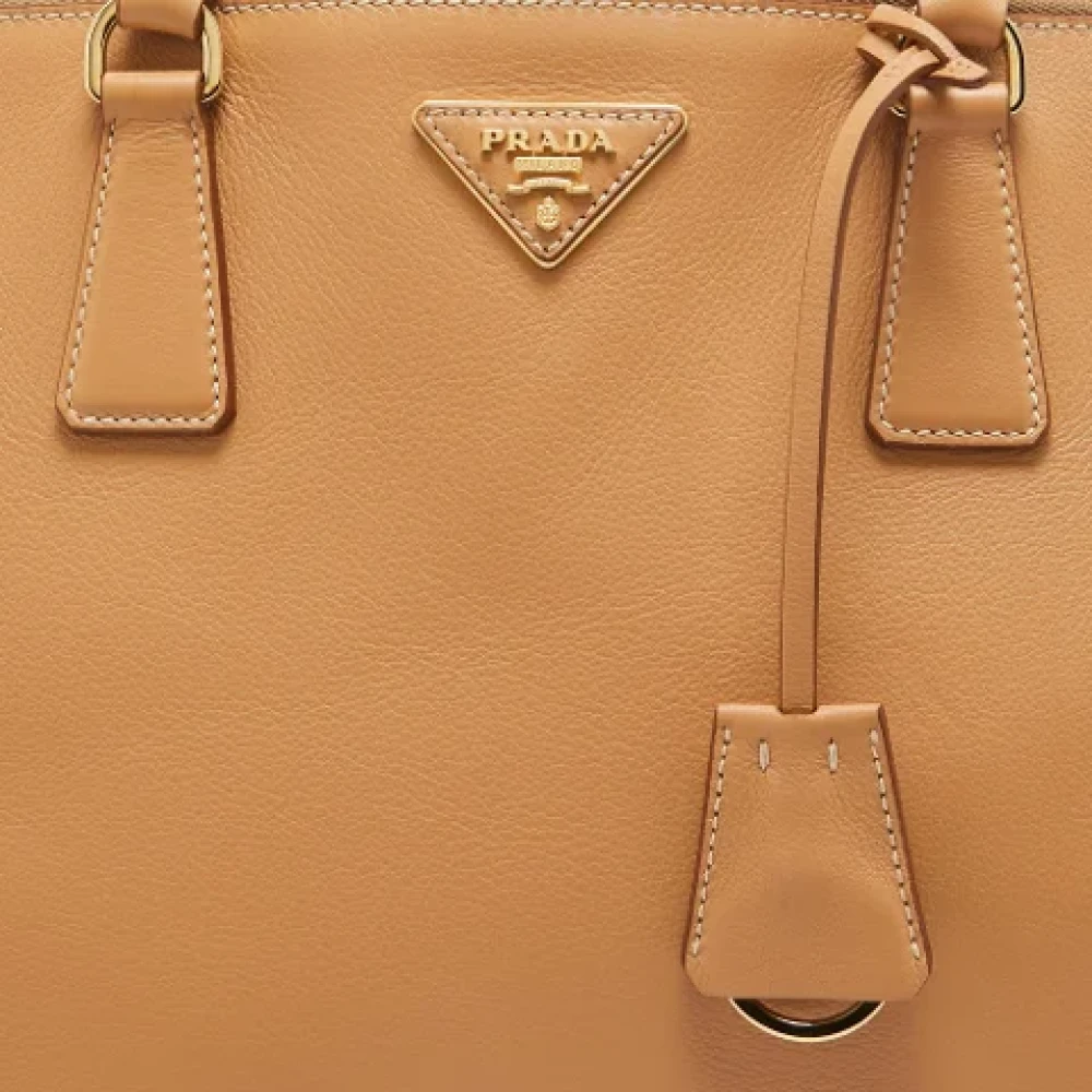 Prada Vintage Pre-owned Leather prada-bags Brown Dames
