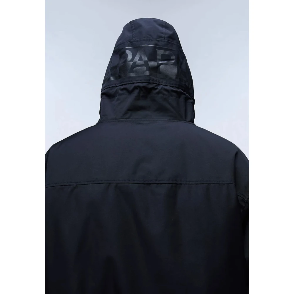 Napapijri Zwarte Rainforest Next Anorak Jas Black Heren