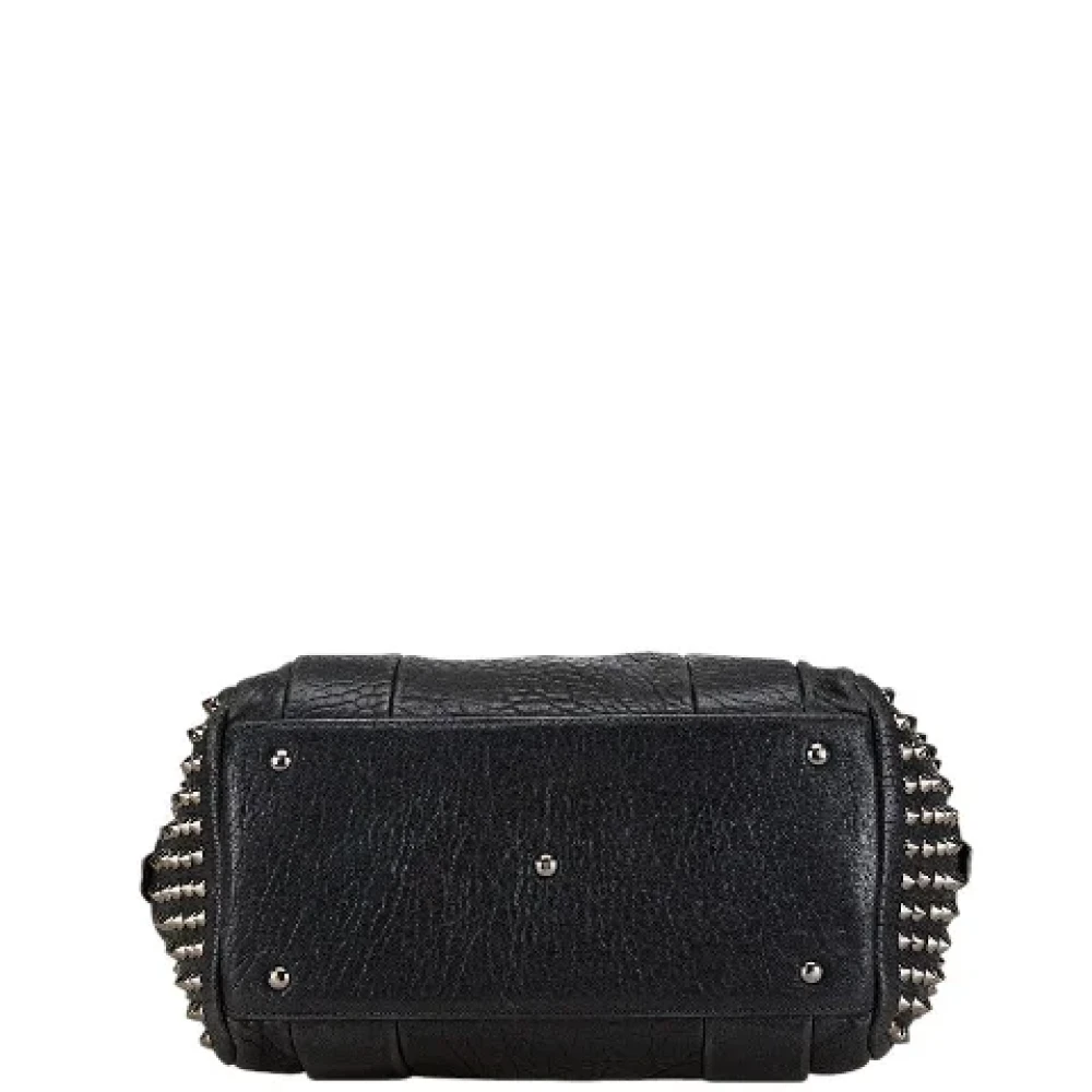 MCM Pre-owned Leather handbags Black Dames