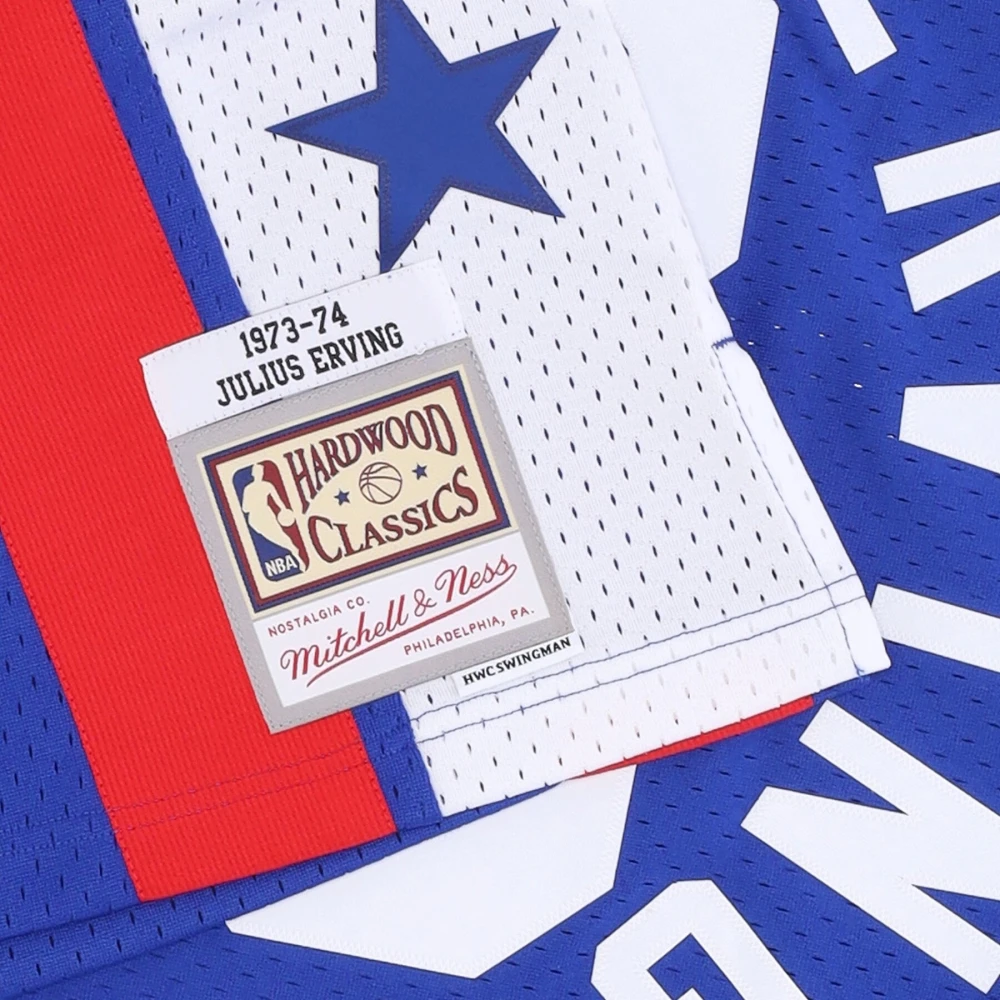 Mitchell & Ness Julius Erving Basketbal Tanktop Blue Heren