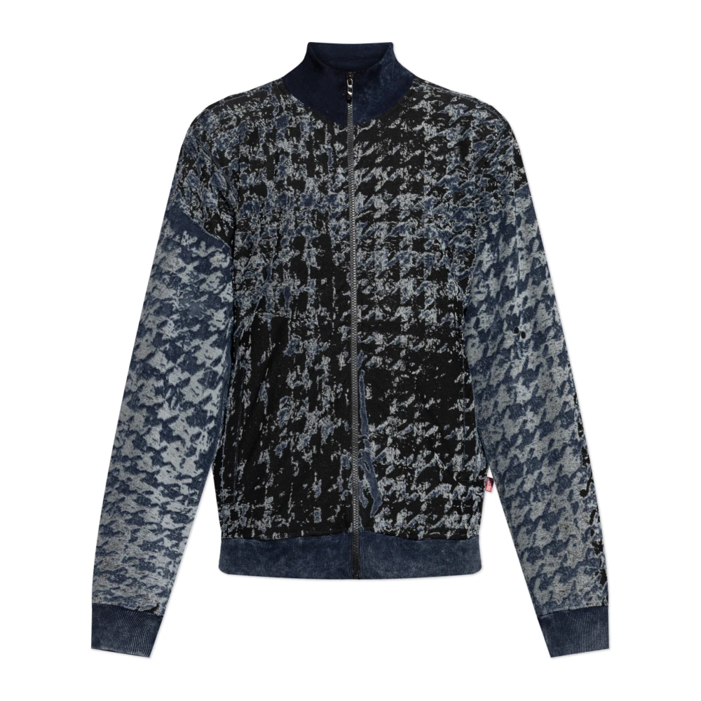 Diesel Herr Blå Sweatshirts & Hoodies S, Bomull, Sweatshirts & Hoodies