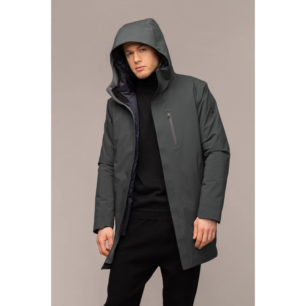 Scandinavian Edition Down Jackets Green Heren