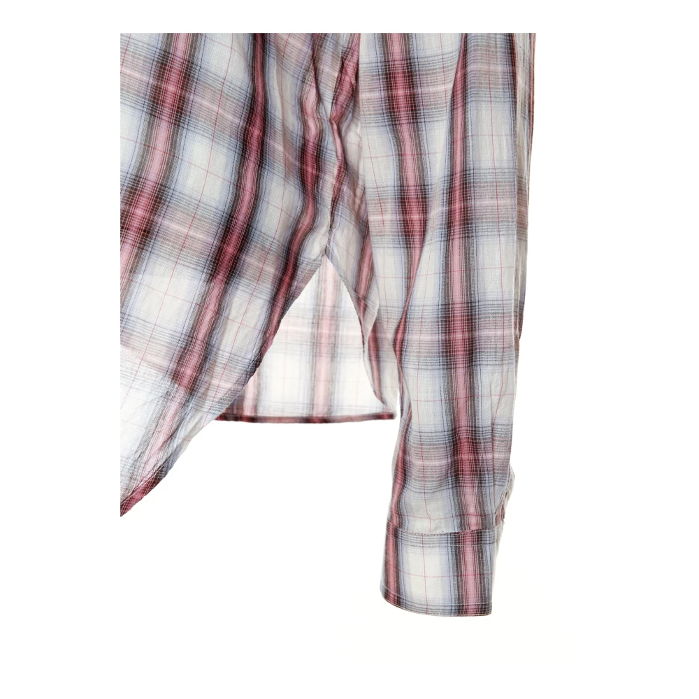 Isabel marant Blouse met lange mouwen en klassieke kraag Multicolor Dames